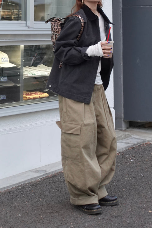 バイカラールーズブルゾン